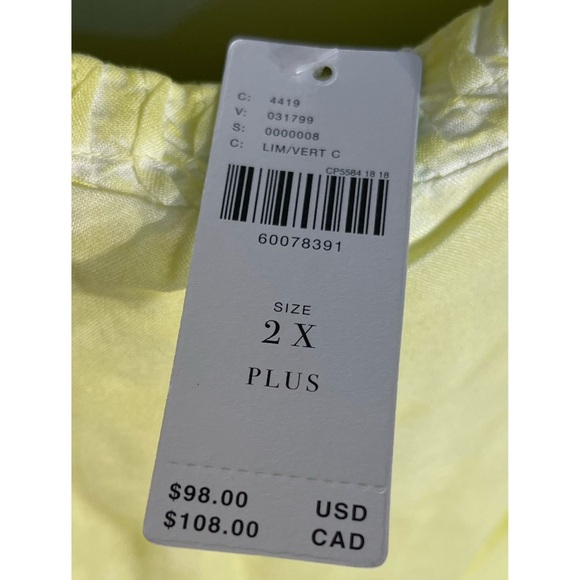 Anthropologie Nell Tiered Midi Dress NWT Size Plus 2X - Picture 9 of 15